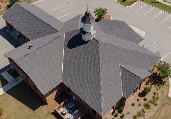 Durden Bank Millen, Georgia | Jenkins County Commercial Roofing | Commercial Roof Replacement | Architectural Asphalt Shingles